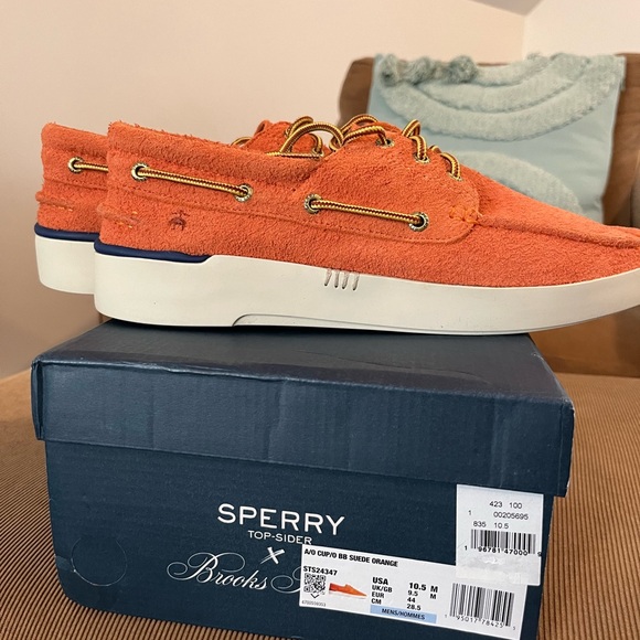 Sperry x Brooks Brothers A/O Cup 3-Eye Suede Loafer- NWT - Picture 7 of 9